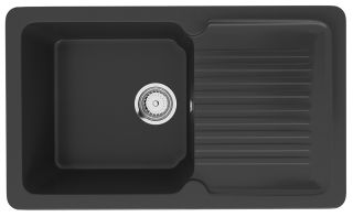Кухонная мойка Ulgran Classic U-506-344 ультра-чёрный