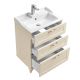 Тумба под раковину Акватон Леон H 65см дуб бежевый 1A194601LBPR0