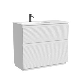 Тумба напольная под раковину Sancos Folk Floor FL100FLW левая 100 см Bianco