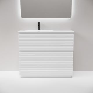 Тумба напольная под раковину Sancos Folk Floor FL100FLW левая 100 см Bianco