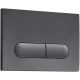 Кнопка смыва Veconi FLUSH V3, FLV3-GM, 240х162х9, пластик, оружейная сталь