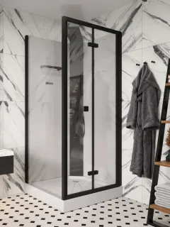 Душевая кабина Ceruttispa BELLA90B 90x90 см чёрный