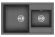 Мойка кухонная Granula 8201, ГРАФИТ