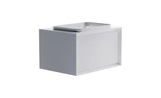 Тумба с раковиной Astra-Form Фрейм 4631177713798 70 см белый матовый