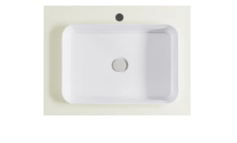 Тумба с раковиной Astra-Form Фрейм 4631177715273 80 см бежевый матовый