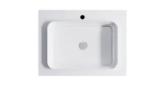 Тумба с раковиной Astra-Form Фрейм 4631177713828 80 см серый матовый