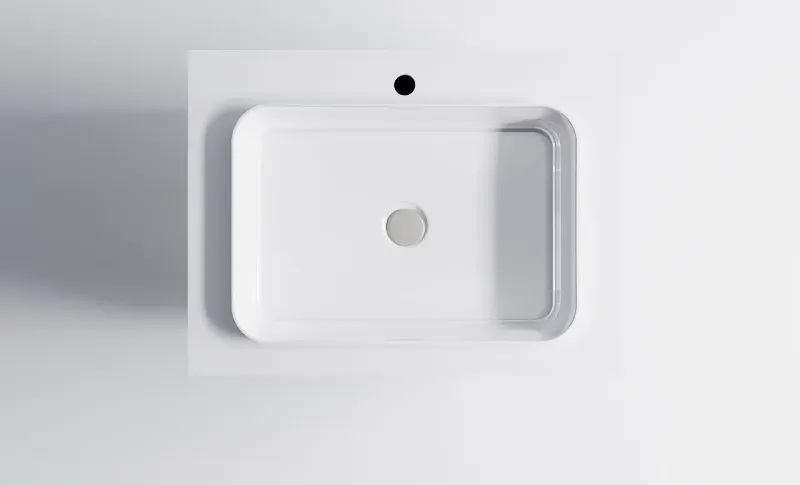 Тумба с раковиной Astra-Form Фрейм 4631177713828 80 см серый матовый