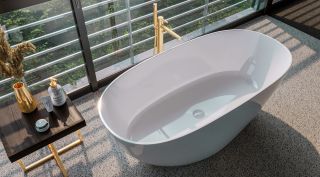 Ванна из искусственного камня Whitecross Onyx A 0204.160075.100 160x75см белый глянец