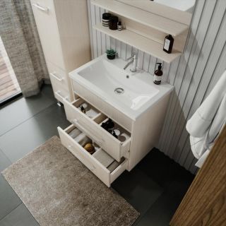 Тумба под раковину Бриклаер Чили 4627125415005 70 см светлая лиственница