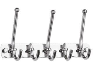 Планка с крючками для полотенец Haiba HB201-5 хром