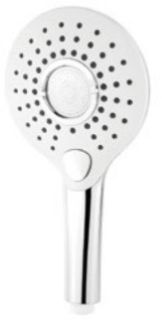 Лейка душевая (3 режима) Grocenberg GB33107 Белый хром