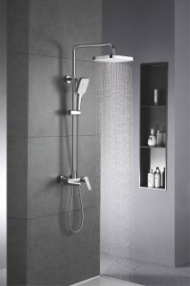 Душевая стойка Rose R1836 хром