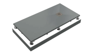 Поддон литьевой Good Door Essentia ГРАФИТ 1600x800 см