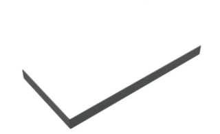 Экран Good Door Stella ГРАФИТ 1600x800