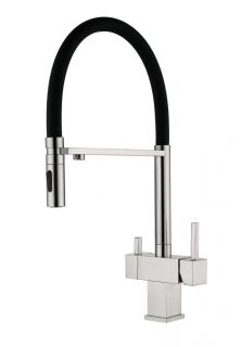 Смеситель для кухни под фильтр на магните GROCENBERG GB4098NK (Kerox Венгрия) Никель