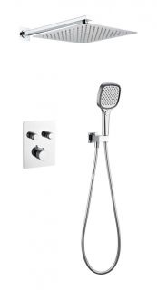 Душевая система скрытого монтажа Grocenberg GB5040CR с Термостатом Vernet (Франция) Хром
