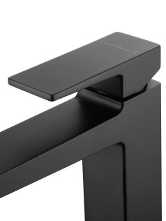 Смеситель для раковины Wonzon & Woghand Cube 2.0 WW-88018068-MB чёрный матовый