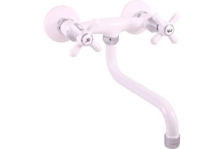 Смеситель для кухни Rav Slezak Morava Retro MK101.5/21BC белый хром