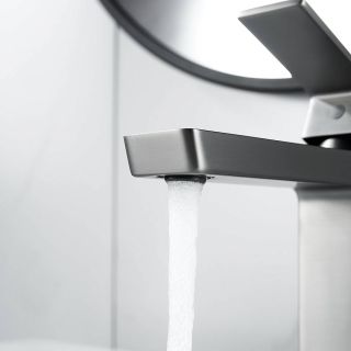 Смеситель для раковины Rose R1801T-1 оружейная сталь