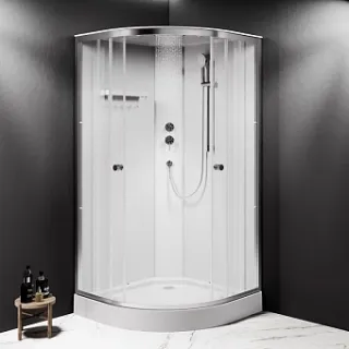 Душевая кабина Am.Pm X-Joy 100х100 W94C-401-100MT профиль хром матовый