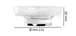 Мыльница Boheme Aura 10251-G золото