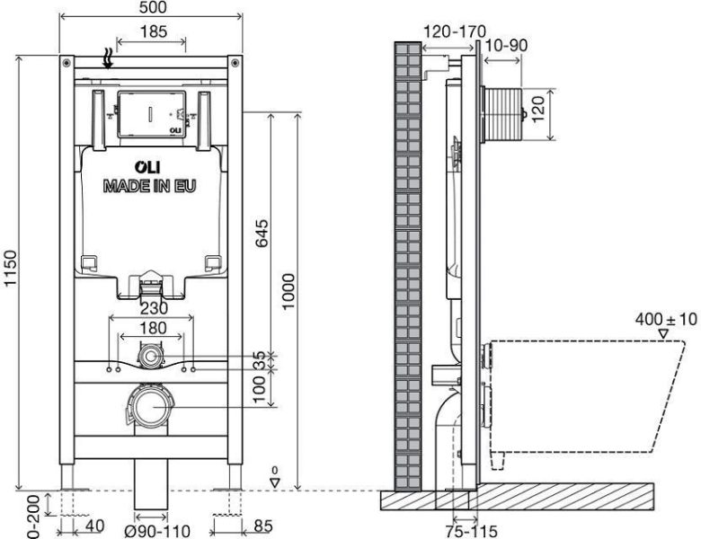 Система инсталляции OLI 80 300573p
