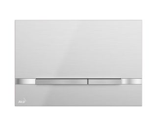 Кнопка смыва AlcaPlast для инсталляции белая матовая STRIPE-WHITE