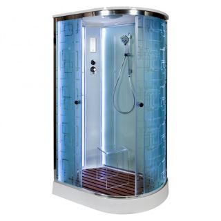 Душевая кабина Deto ЕМ1511 L LED 110х80х220 см