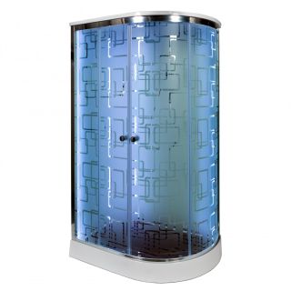 Душевая кабина Deto ЕМ1511 L LED 110х80х220 см