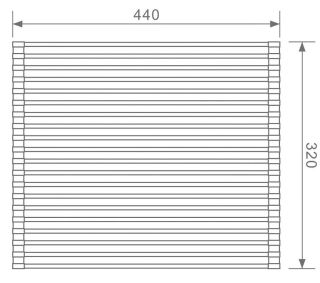 Ролл-мат Raglo R731.44.05 сатин