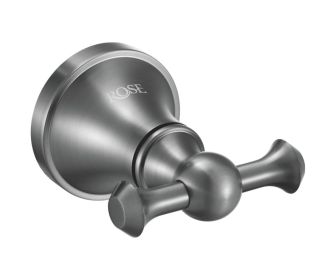 Крючок для ванной комнаты двойной Rose RG1921T пепельный