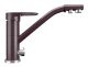 Смеситель для кухни Ulgran Classic U-010-345 с дополнительным краном для питьевой воды шоколад