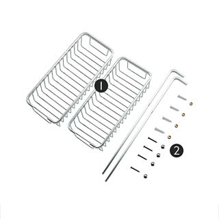 Полочка для ванной Frap F353-1 хром