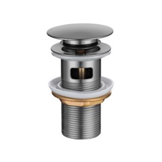 Донный клапан для раковины Aquatek AQ6001BGM оружейная сталь