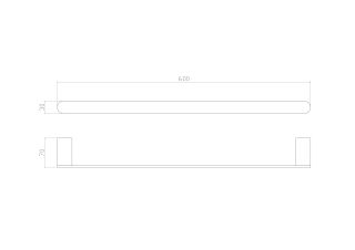 Вешалка для полотенец Wonzon & Woghand Carbon WW-7712 чёрный