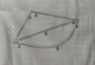 Каркас для поддона ESSENTIA R 90х90 см