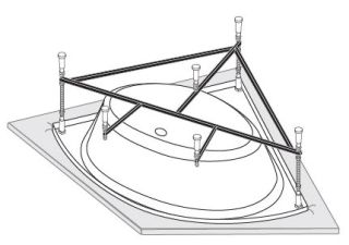 Каркас для ванны VagnerPlast Iris 143 VPK143143