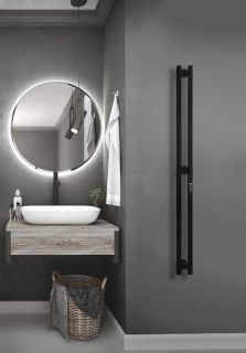 Полотенцесушитель электрический Indigo Style Pro LSPRE120-10BRRt 120x10 см чёрный муар