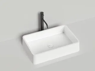 Накладная раковина Salini Gloria 07 S-Stone 1102207M 60см белый матовый