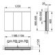 Зеркальный шкаф Keuco Royal Modular 800310121000200 120 см
