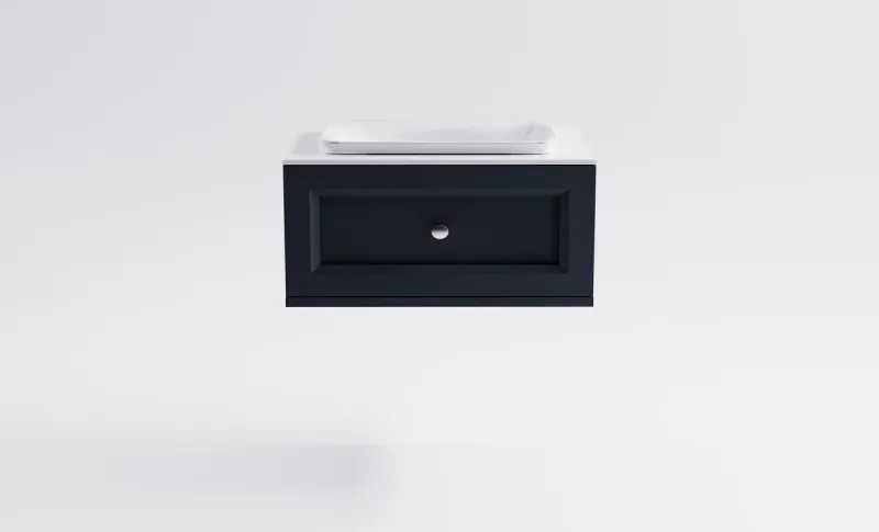 Тумба с раковиной Astra-Form Классик 4631177714023 70 см серый матовый