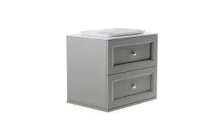 Тумба с раковиной Astra-Form Классик 4631177714245 70 см серый матовый