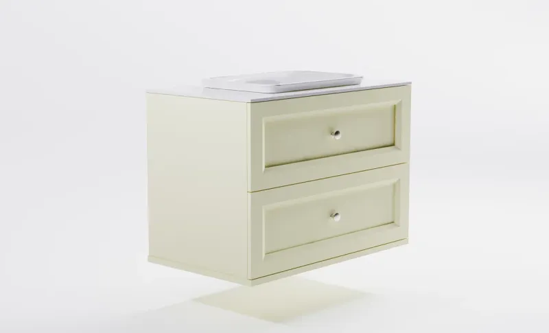 Тумба с раковиной Astra-Form Классик 4631177714436 100 см бежевый матовый