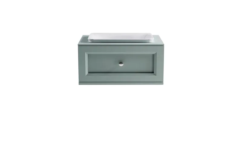 Тумба с раковиной Astra-Form Классик 4631177715426 70 см зелёный матовый