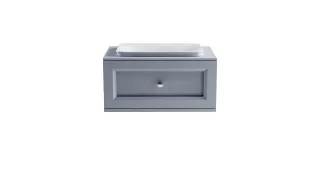 Тумба с раковиной Astra-Form Классик 4631177715433 70 см голубой матовый