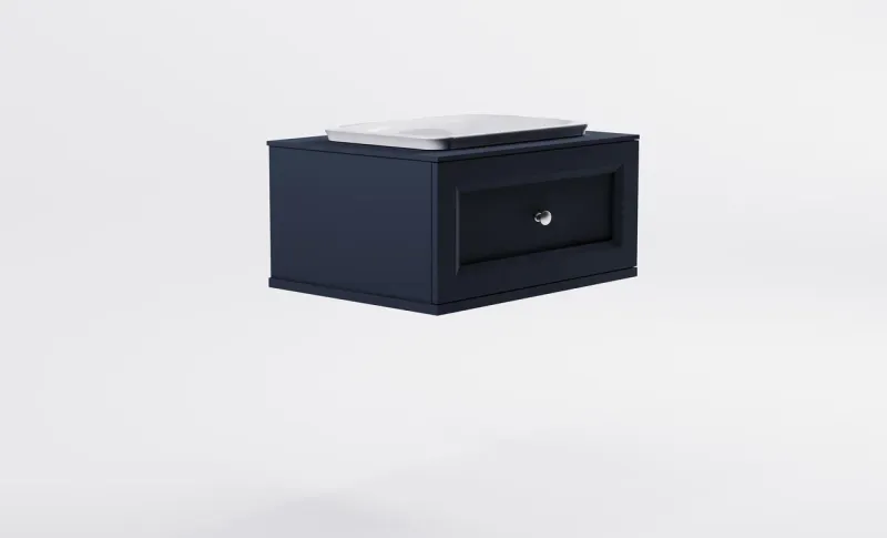 Тумба с раковиной Astra-Form Классик 4631177715464 70 см серый матовый