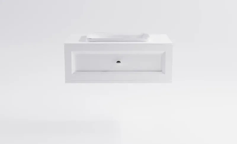 Тумба с раковиной Astra-Form Классик 4631177715655 100 см белый матовый