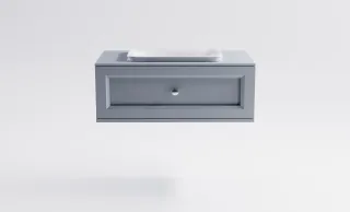 Тумба с раковиной Astra-Form Классик 4631177715556 90 см голубой матовый