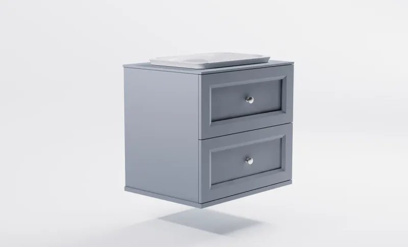 Тумба с раковиной Astra-Form Классик 4631177715679 70 см голубой матовый