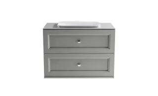 Тумба с раковиной Astra-Form Классик 4631177715860 100 см серый матовый